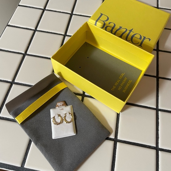 14K Gold Huggie Hoops - Picture 5 of 6